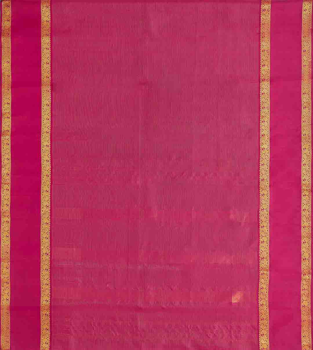Fuchsia Pink Vairaoosi Kanchivaram Saree