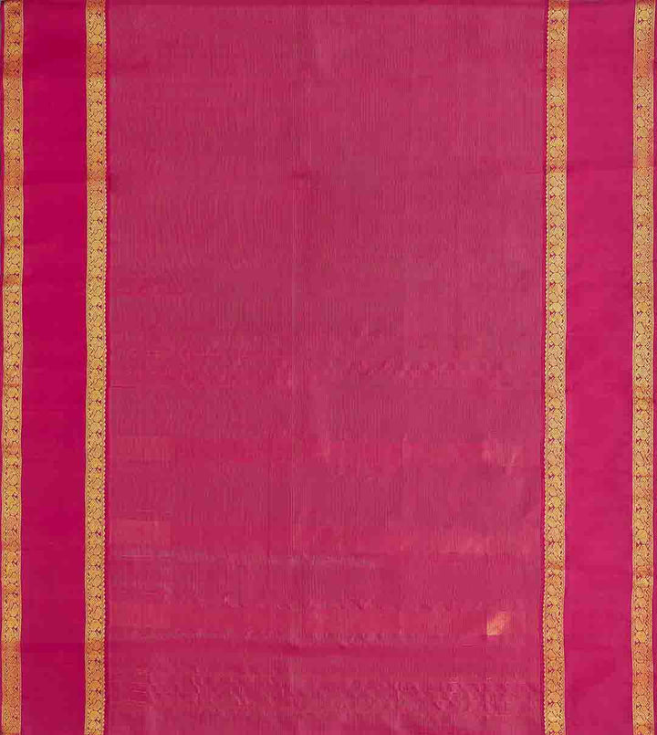 Fuchsia Pink Vairaoosi Kanchivaram Saree