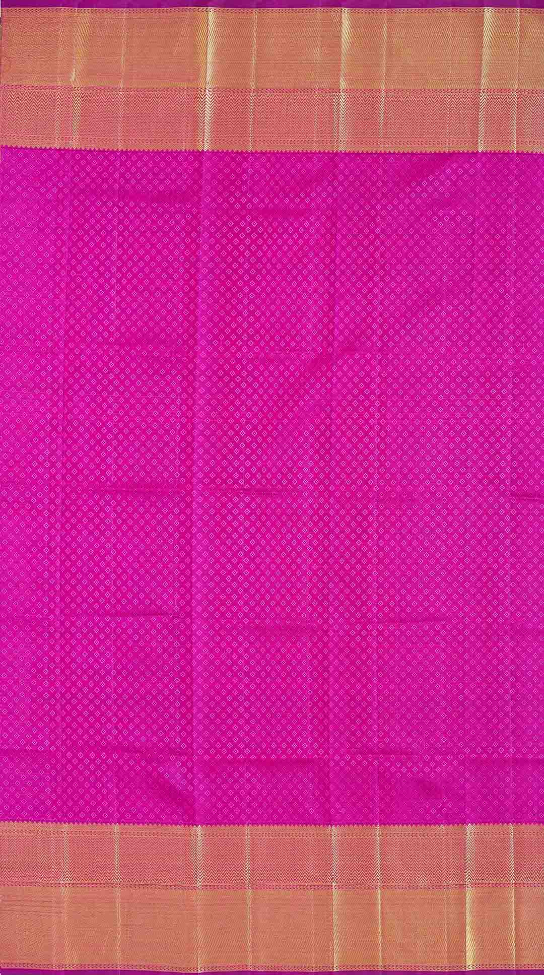 Purple Pink Kanchivaram Saree With Embroidery Border Saree