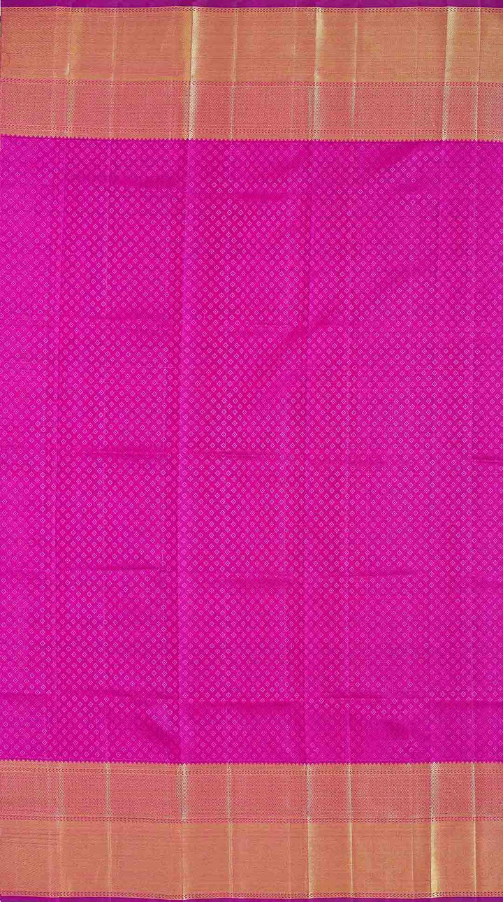 Purple Pink Kanchivaram Saree With Embroidery Border Saree