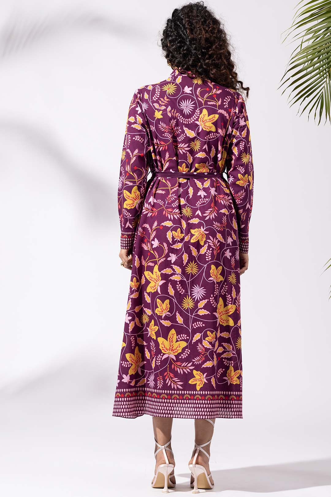 Muse Plum Shirt Dress