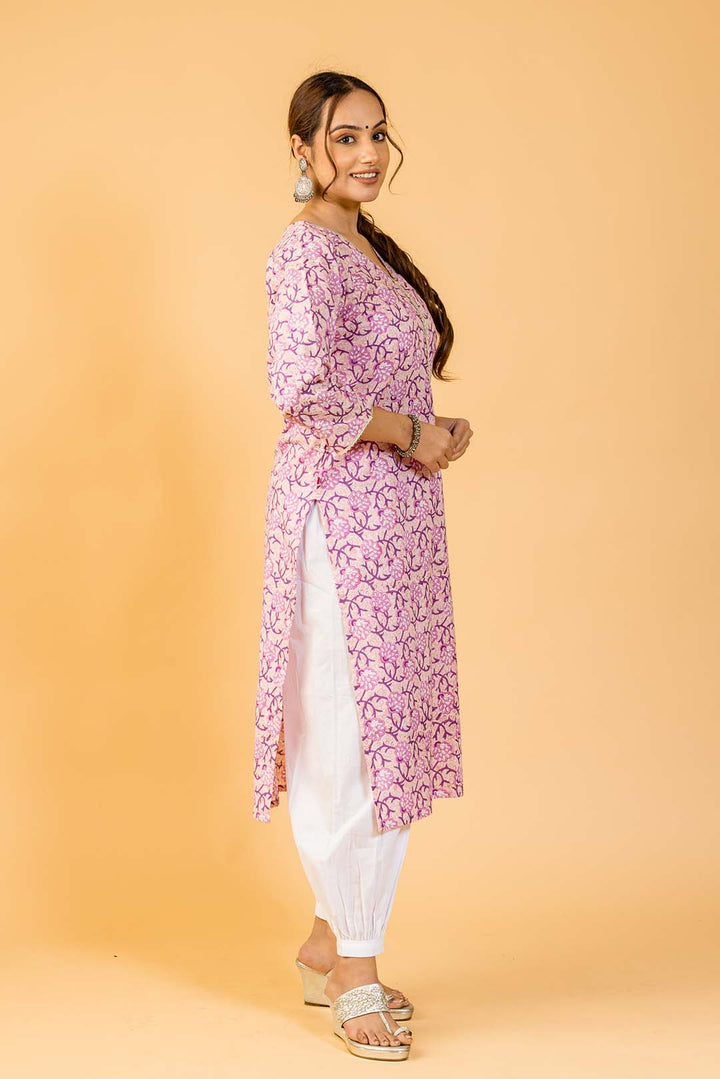 Pinklay Hand Block Print Women Kurta