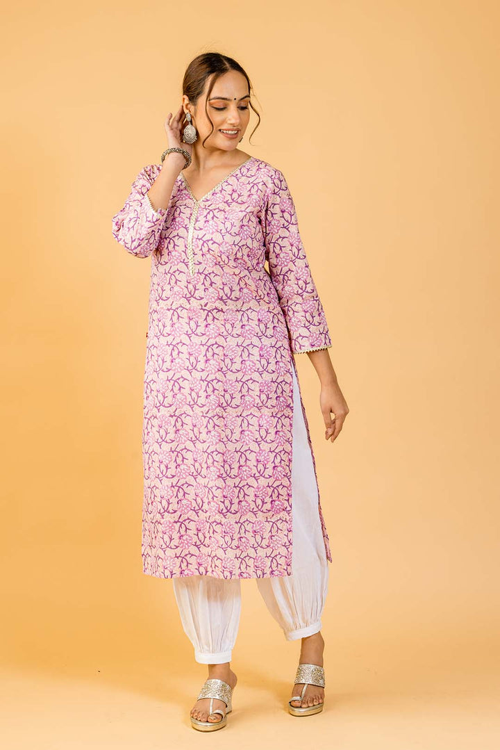 Pinklay Hand Block Print Women Kurta