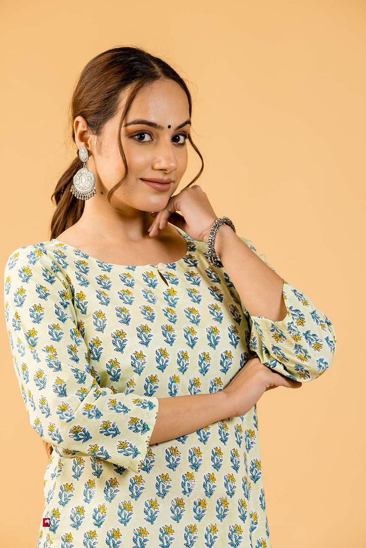 Khwaab Hand Block Print Kurta