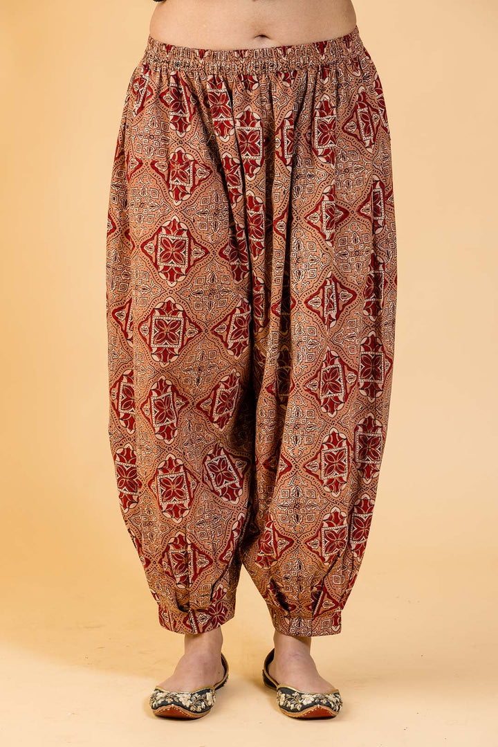 Farida Black Kurta and Ajrakh Pant