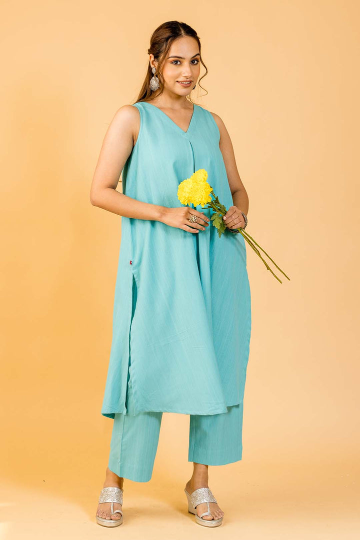 Neer Handloom Co-ord Set