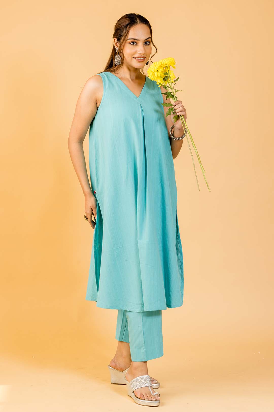 Neer Handloom Co-ord Set