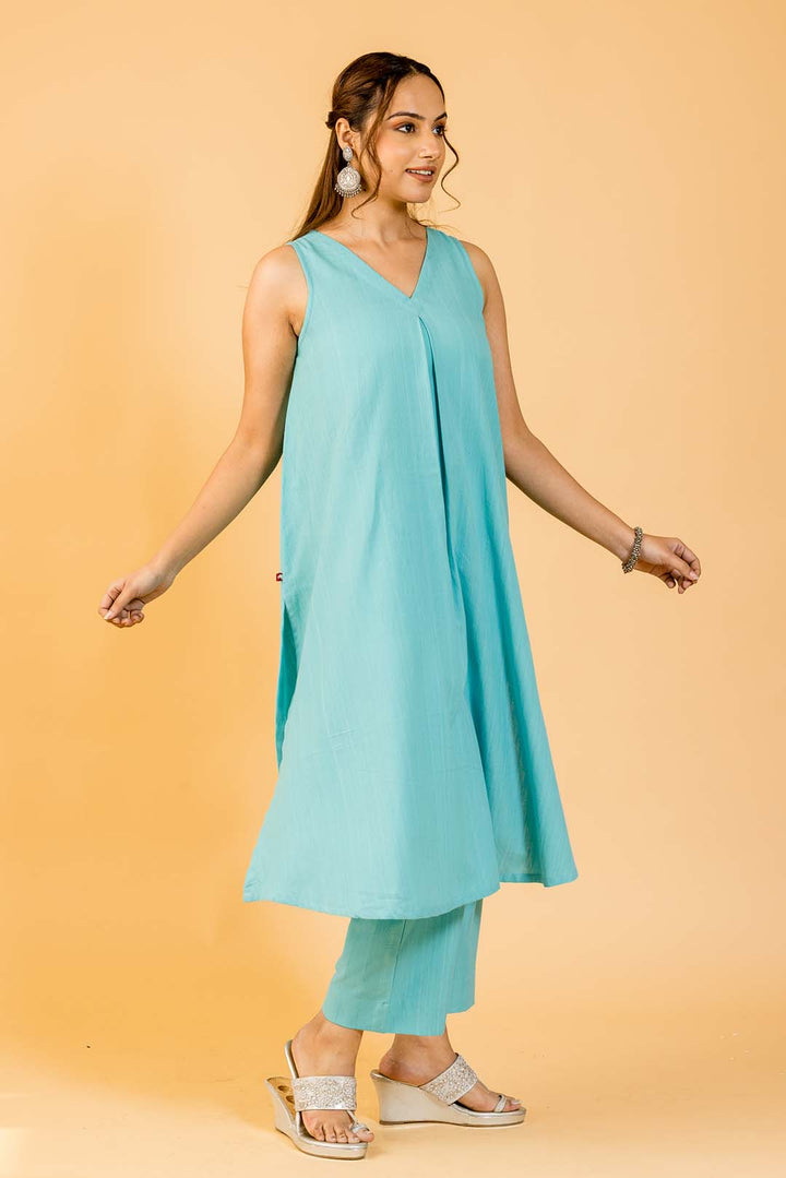 Neer Handloom Co-ord Set