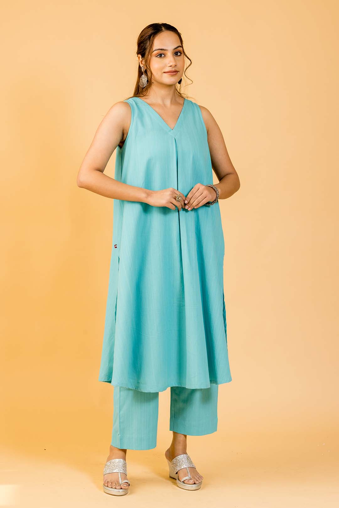Neer Handloom Co-ord Set