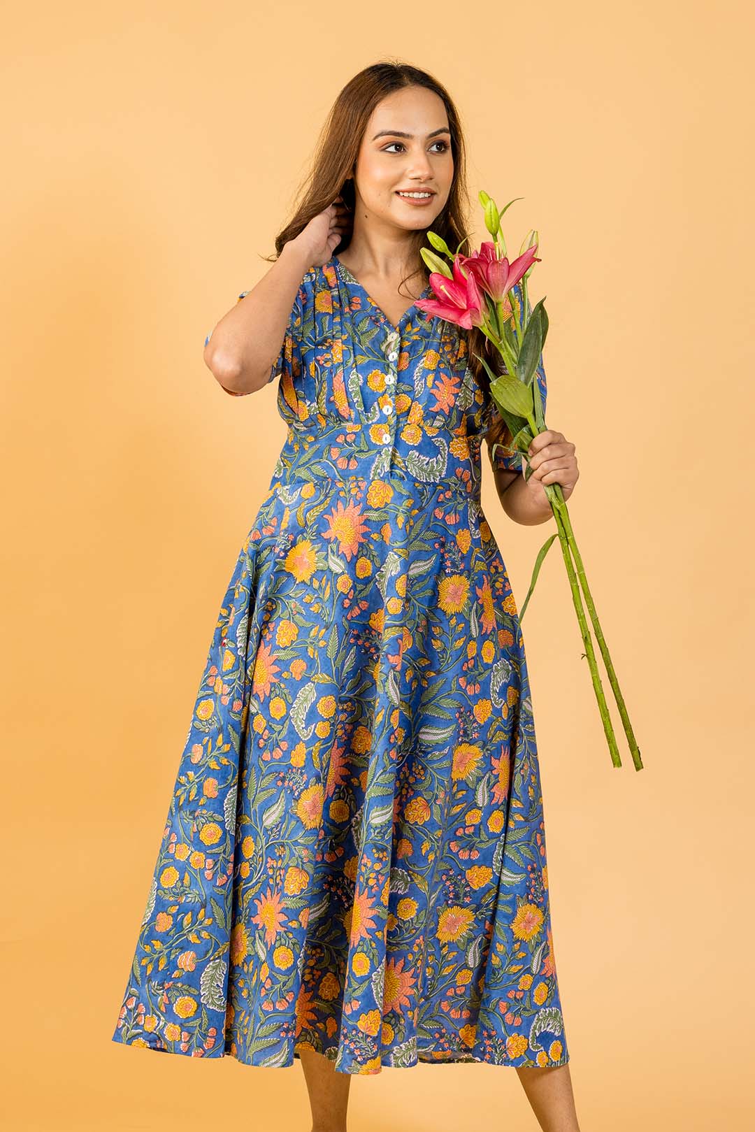 Blooming Spring Long Dress