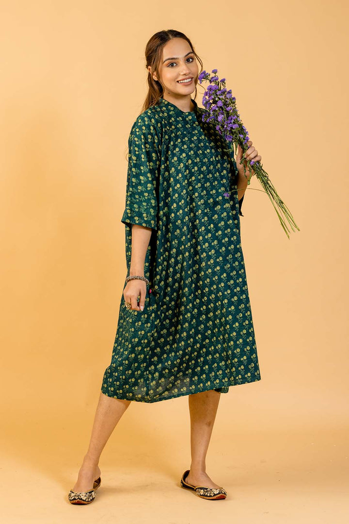 Green Gables Loose Fit Dress