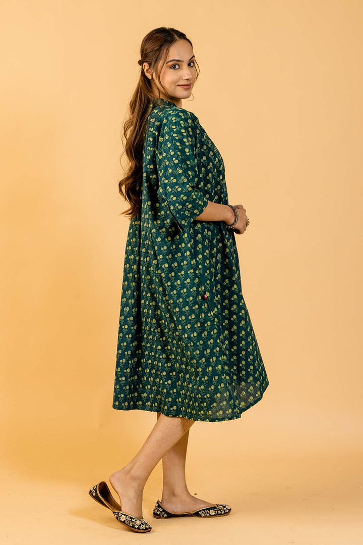 Green Gables Loose Fit Dress