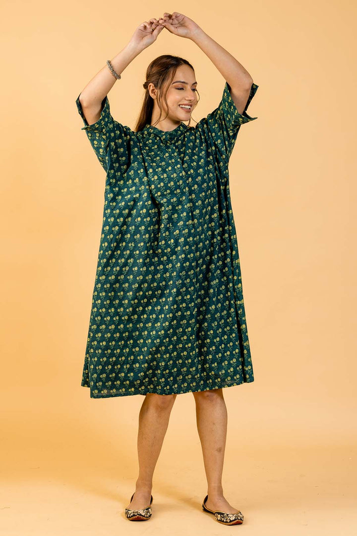 Green Gables Loose Fit Dress