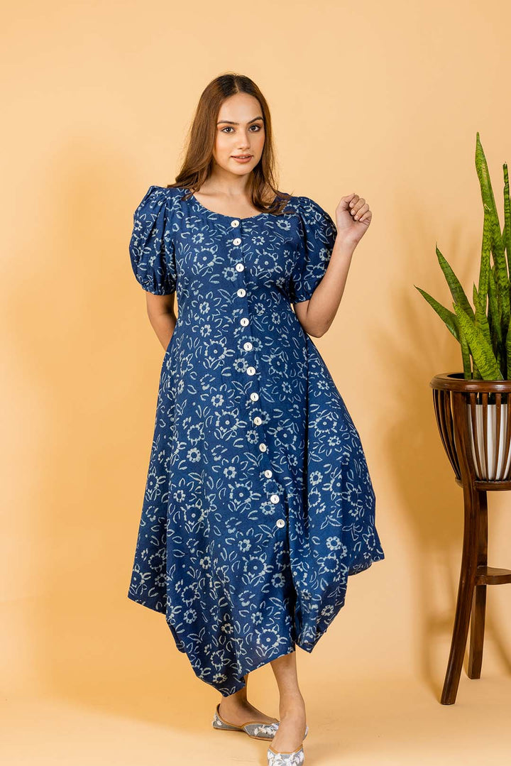 Bella Indigo Long Dress