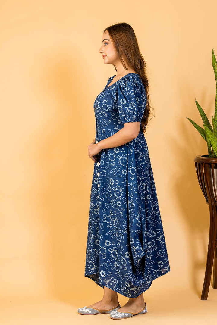Bella Indigo Long Dress