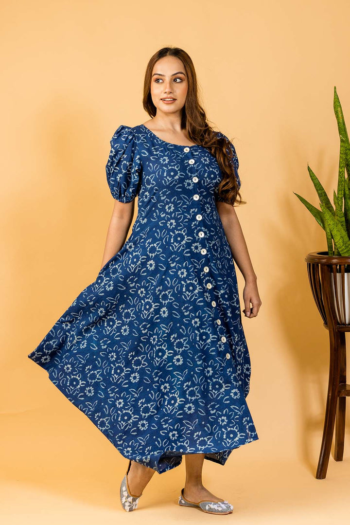 Bella Indigo Long Dress