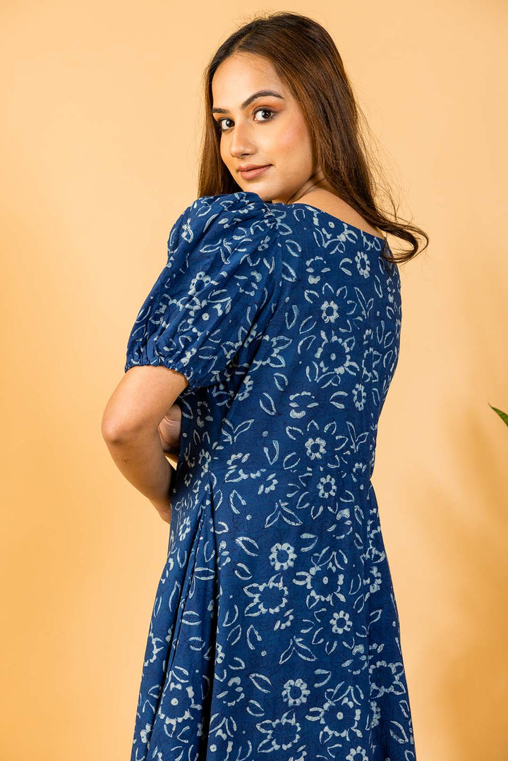 Bella Indigo Long Dress