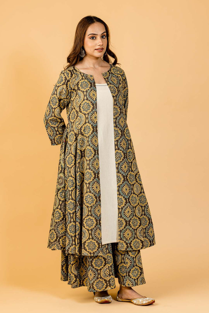 Itr Ajrakh Indo Western