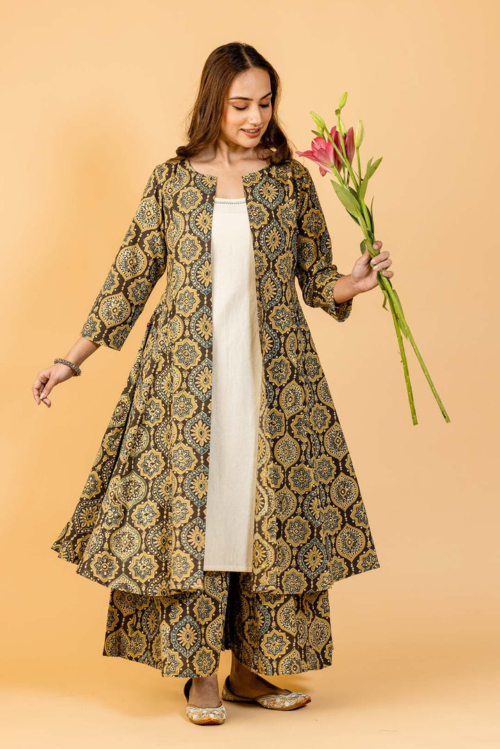 Itr Ajrakh Indo Western