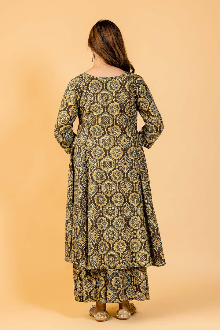 Itr Ajrakh Indo Western