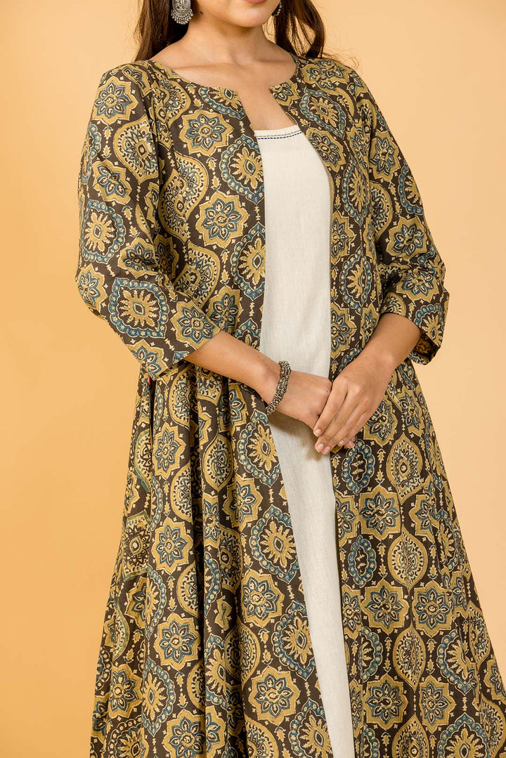 Itr Ajrakh Indo Western