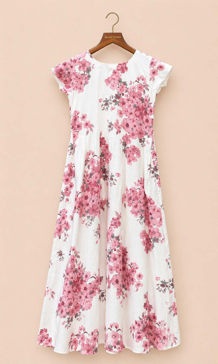 Cherry Blossom Cotton Dress