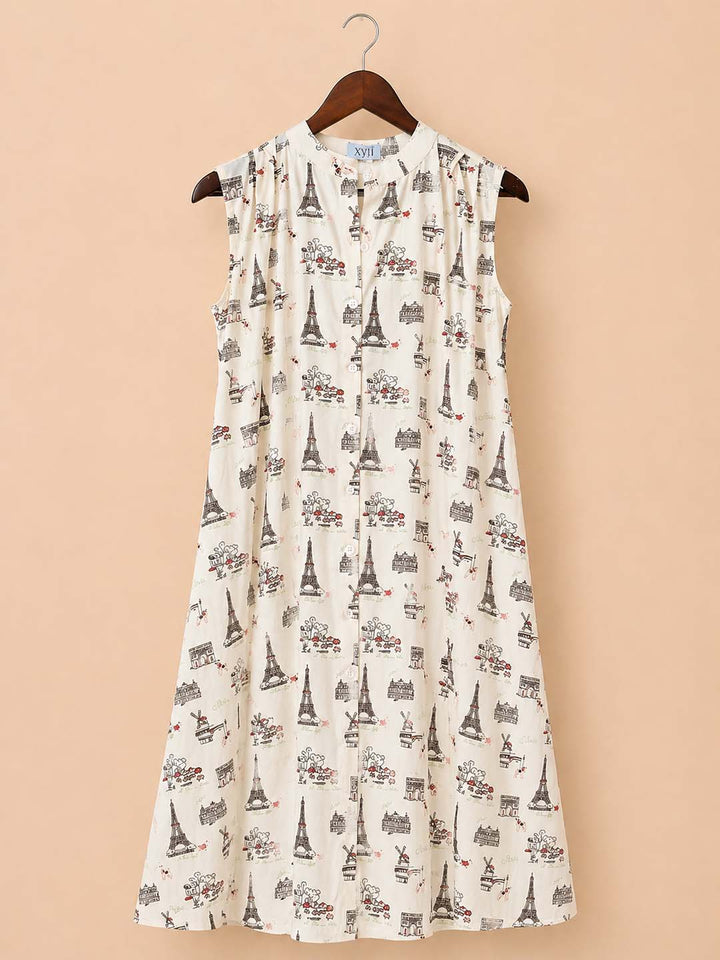Off with Paris Street Print