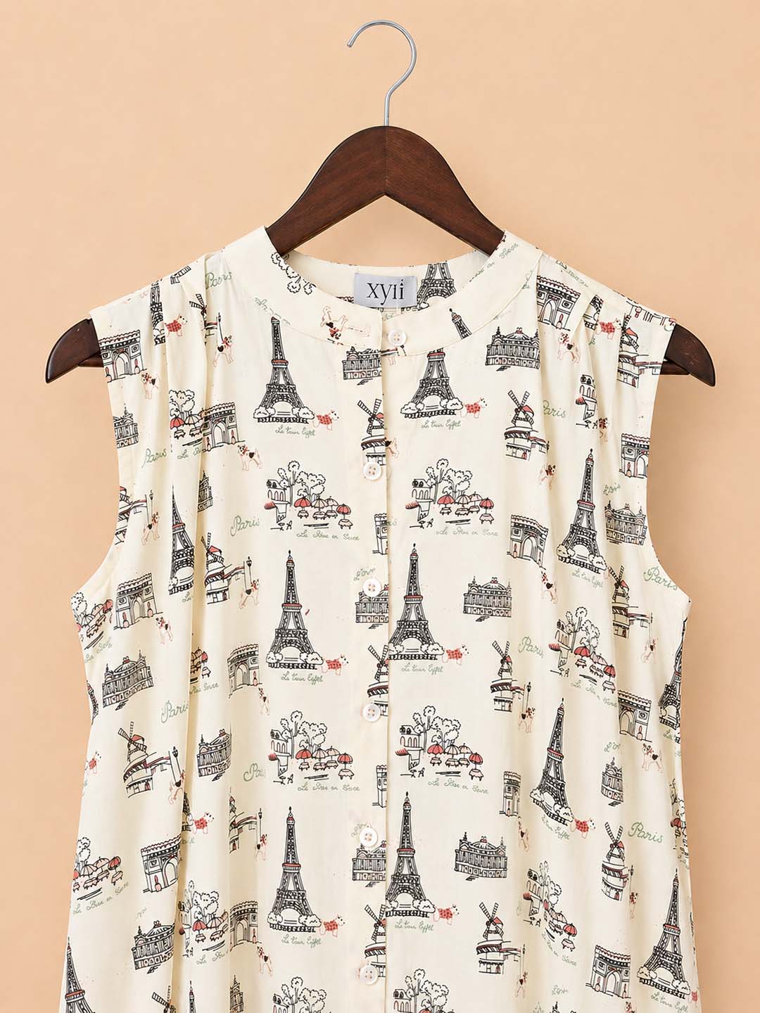 Off with Paris Street Print