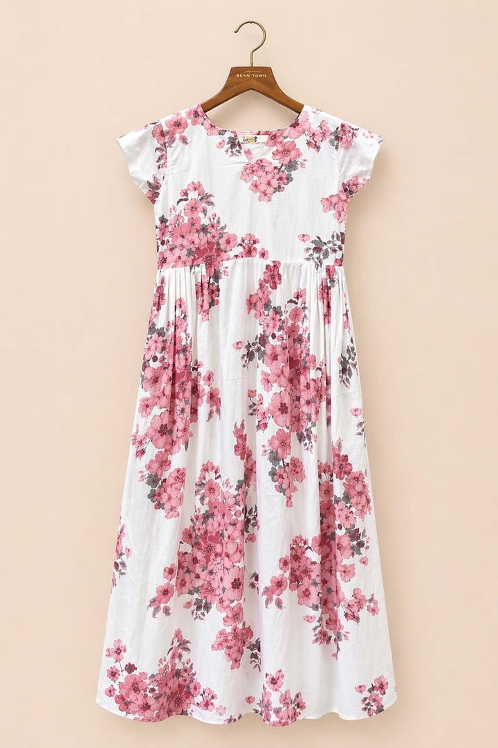 Cherry Blossom Cotton Dress